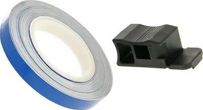 Zdjęcie produktu dla Naklejka na krawędź obręczy 7 mm - niebieska - 600 cm