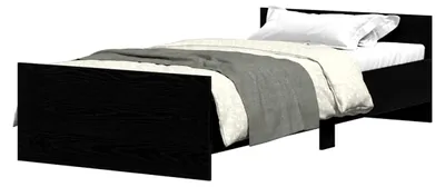 Produktbild von Bettgestell in Schwarz mit Eichen-Optik 90x200 cm