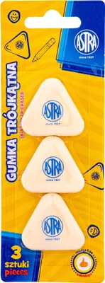 Produktbild von Dreieckiger Radiergummi 3er Blister Astra