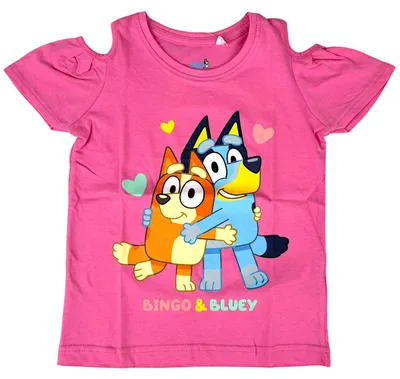 Produktbild von T-Shirt Bluey & Bingo Pink 92 cm