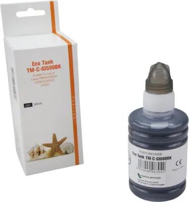 Immagine prodotto di cartuccia d'inchiostro nero 4.3-GI590bk compatibile con Canon GI-590bk [ 1603C001 ] pagine: 6.000