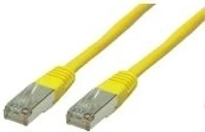 Obrázok produktu pre Patch kábel cat 6 S/FTP PIMF bezhalogénový žltý 15m