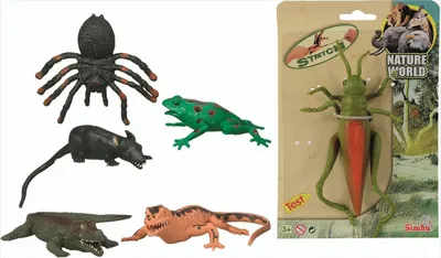 Produktbild von Nature World Stretch-Kreaturen, 6-sort.