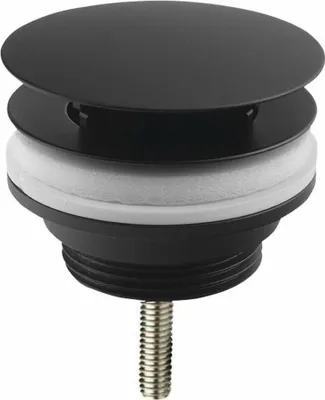 Obrázok produktu pre Nezamykateľné vypúšťacie šroubenie 5/4", veľká zátka, v. 10-55 mm, čierna