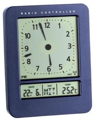 Produktbild von Digitaler Funkwecker TFA 60.2530.06 mit 2 Alarmzeiten Reisewecker