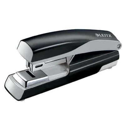 Obrázek produktu pro Leitz NeXXt 55050095, 30 listy, Černá, Stříbrná, Ploché sešívání, 26/6, Kov, Plast, 80 g/m²