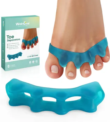 Produktbild von Teenspreader Set, 8-teilig, blaue Gel, für Fußausrichtung