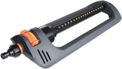 Productafbeelding van Gazonsproeier - Irrigatieapparaat - Tuinonderhoud - Negentien sproeiers - 46 cm - Grijs