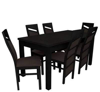 Obrázek produktu pro Jídelní set MOVILE 20 - wenge / tmavý hnědý 1