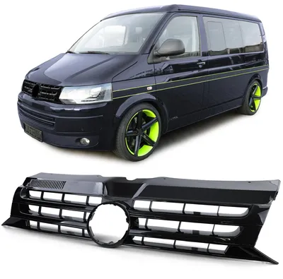 Produktbild von Sportgrill und Frontgrill Schwarz für Volkswagen T5 2009-2015