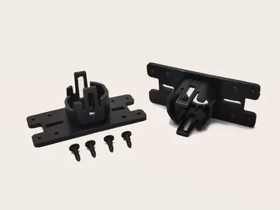 2x PDC Parksensor Halter Kühlergrill mit Wabengitter für Audi A4 8K B8 2007-2012 – Produktansicht