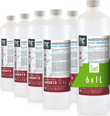 Produktbild von 1 L Ameisensäure 75% technische Qualität zur Entkalkung von Elektrogeräten geeignet