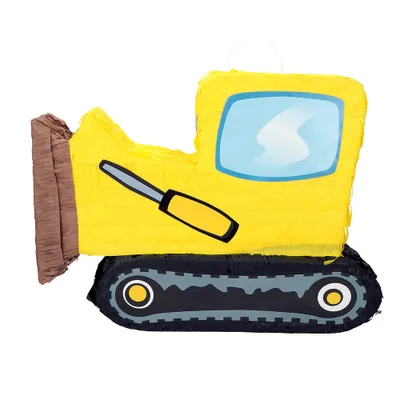 Produktbild von Bulldozer Piñata Kindergeburtstag Pinata - Planierraupe Pinjata