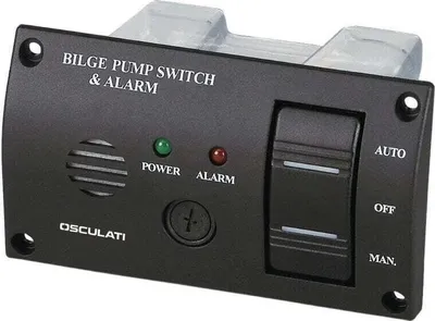 Image de Osculati Panneau deavec alarme sonore pour pompes de cale 12 / 24 V Lodní vypínač
