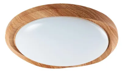 Immagine prodotto di V-TAC Plafoniera LED 60W cover in legno con Telecomando luce CCT 3in1 3000-6500K Dimmerabile - 23586