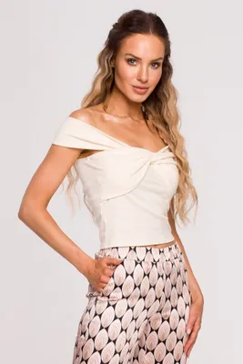 Immagine prodotto di Made of Emotion Top donna Nongeeh M680 crema XXL