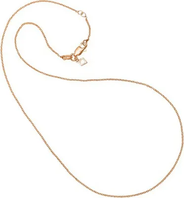 Produktbild von Halskette 45 cm - Sterlingsilber - Rundanker gold