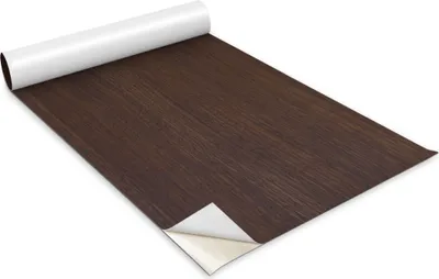 Immagine prodotto di Pellicola autoadesiva per mobili - Pellicola decorativa - Mobili da tavolo - Tagliabile su misura - Tavole in rovere scuro - 100 x 50 cm