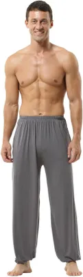 Productafbeelding van Super Zachte Modal Elasthan Harem Yoga Pants in Donkergrijs