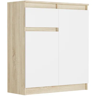 Produktbild von Kommode - Eiche Sonoma Mix - 80 x 40 x 98 cm - Modern S-1