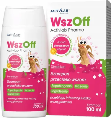 Produktbild von WszOff Dimethicone Anti-Läuse-Haarshampoo gegen Läuse Activlab 100 ml