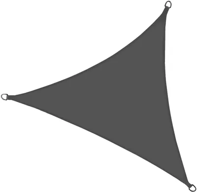 Produktbild von Sonnensegel 3,6 x 3,6 x 3,6 m dunkelgrau dreieckig Samos wasserabweisend