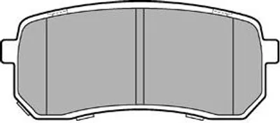 Produktbild von 1 DELPHI Bremsbeläge Bremsklötze HINTEN LP3178