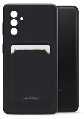 Immagine prodotto di Custodia in silicone morbido per Samsung Galaxy A04s/A13 5G, colore nero opaco, marca Mobilize