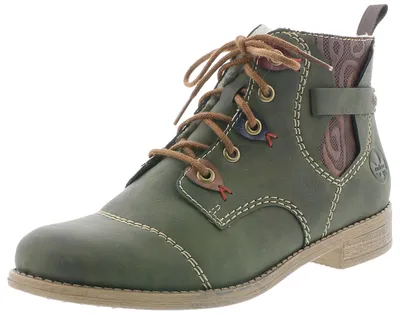 Produktbild von Rieker Damen 77443-54 Stiefeletten Chelsea Boots Warmfutter, Größe:37 EU, Farbe:Grün