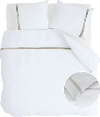 Produktbild von Walra Bettwäsche Timeless Chic Weiß - 240x220 cm