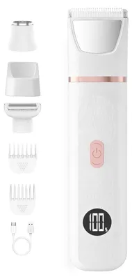 Produktbild von 4-in-1 Elektrischer Damenrasierer, schmerzfreier Intimrasierer, TYPE-C Aufladung, 600 mAh