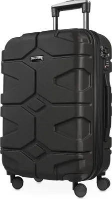 Immagine prodotto di HAUPTSTADTKOFFER - X-Kölln - Valigia bagaglio a mano con soffietto espandibile 4 ruote robusta valigia da viaggio rigida, espandibile, chiusura TSA 50 L, nero