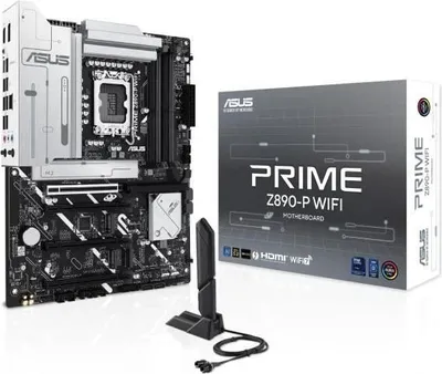 Zdjęcie produktu dla Płyta główna ASUS PRIME Z890-P, Socket LGA1851, Chipset Z890, PCIe 5.0, RGB