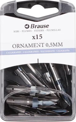 Produktbild von Brause Schachtel mit 15 Ornamentfedern 152005B