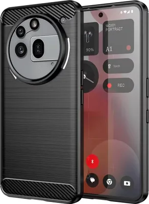 Obrázok produktu pre Carbon Shield TPU puzdro pre Nothing Phone (3a) Pro - Elegantná ochrana v Čiernej KP36916