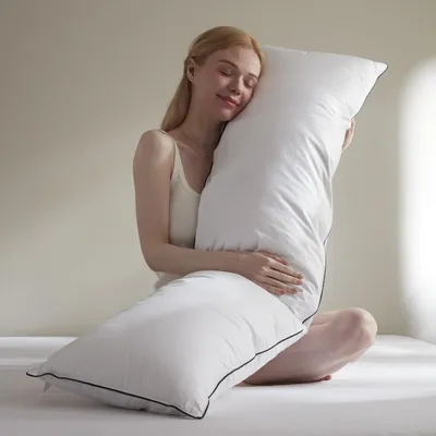 Obrázek produktu pro Polštář pro těhotné – Ergonomický a hypoalergenní, rozměry 40 x 145 cm