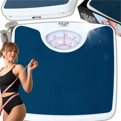 Produktbild von Mechanische Personenwaage bis zu 130 kg analog klassisch einfache Bedienung