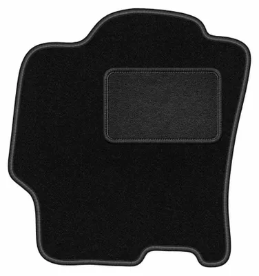 Image de Tapis conducteur en moquette pour Mazda 323 BJ 1998-2003 (berline/à hayon/break) – 1 pièce, noir, sur mesure – Wielganizator LUX