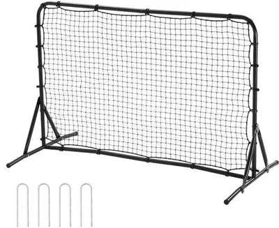 Produktbild von Fußballtrainer, 1,8x1,2 Meter - Stahlrahmen - Zweischlächtiges Netz - Einfache Aufbau - für Garten Training
