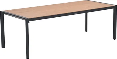 Produktbild von Garden Impressions Felini Tisch - 220x93 cm - carbon black - light teaklook