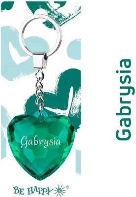 Zdjęcie produktu dla Brelok Serce Gabrysia - Be-Happy Gifts