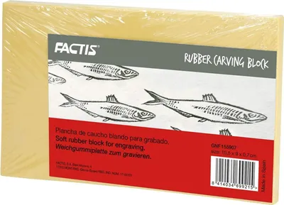 Produktbild von Marabu Softdruckplatte "Factis Rubber Carving Block" 155 mm