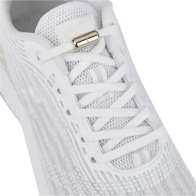 Produktbild von Elastische Schnürsenkel, Sneakers für Kinder und Erwachsene, elastische Schnürsenkel ohne Schnürsenkel (weiß)
