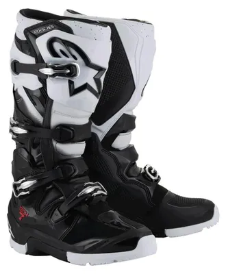 Image de Bottes de motocross Alpinestars Tech 7 Enduro 2026, noir/blanc, taille 16