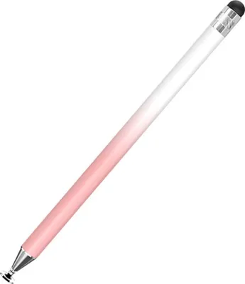 Productafbeelding van INF 201K Stylus met dubbele punt: Siliconen en transparante punt, geschikt voor touchscreens