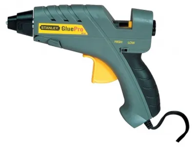 Heißklebepistole STANLEY BLACK+DECKER GR100 80W mit 3 Düsen und 11 mm Klebesticks