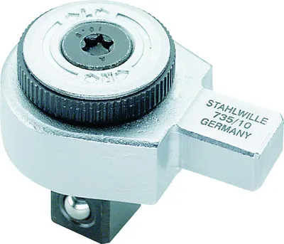 Produktbild von STAHLWILLE 58250040, Torque wrench end fitting, Chrom, 1 Stück(e), 515 g