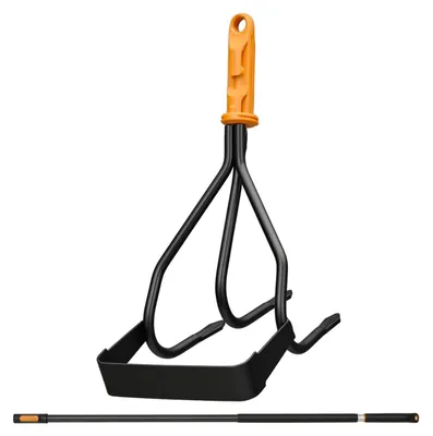 Produktbild von FISKARS ONECLICK Handkultivatorkopf mit Hacke + Stiel 119-174 cm
