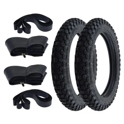 Obrázek produktu pro 2x pneu Enduro Motocross Kenda K270 4.10-18 (4,10 x 18) 58P TT + duše + páska na ráfek