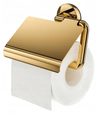 Immagine prodotto di Portarotolo in acciaio inossidabile lucido/oro, modello Tiger Cooper